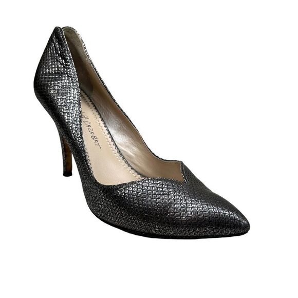 Jean-Michel Cazabat Metallic Leather Pumps Heels EU 38.5 - Picture 2 of 11